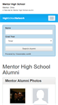 Mobile Screenshot of mentorhighschoolalumni.com